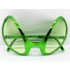Retro Gözlük - 80 li 90 lı Yıllar Parti Gözlüğü Yeşil Renk 8x13 cm