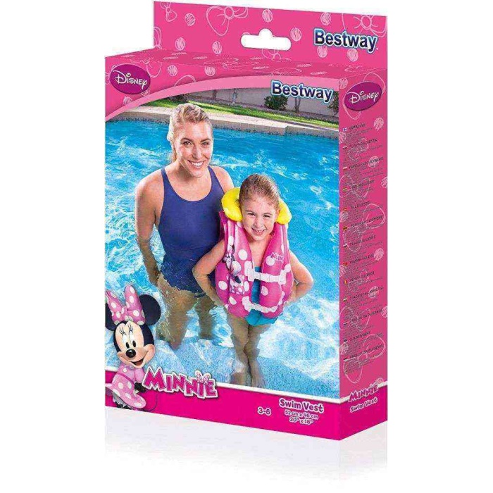 Lisanslı Minnie Mouse Can Yeleği 51x46 Cm Bestway  Yelek - 91070