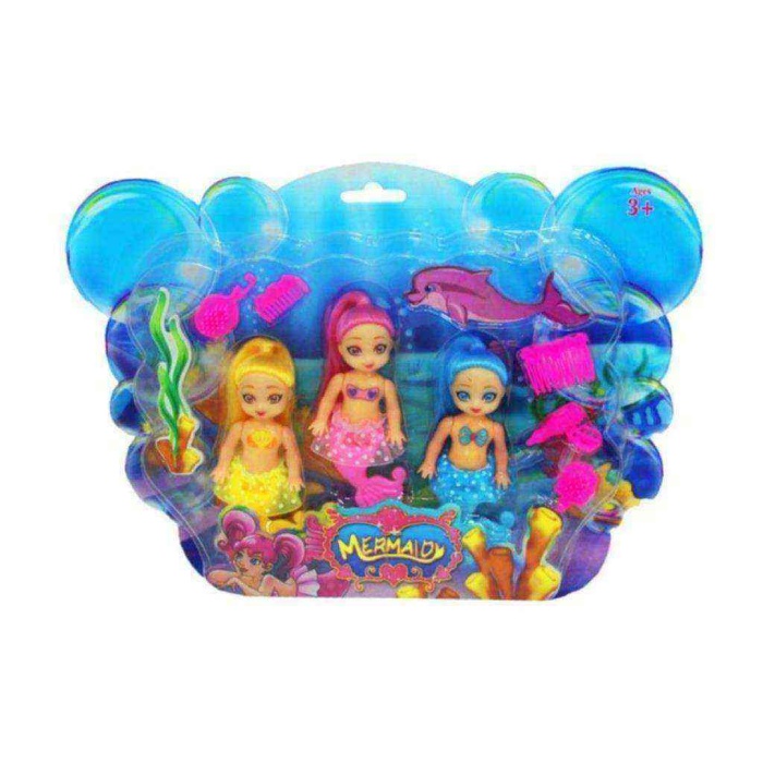 Sevimli Deniz Kızları 3 lü Figür Set - 5017