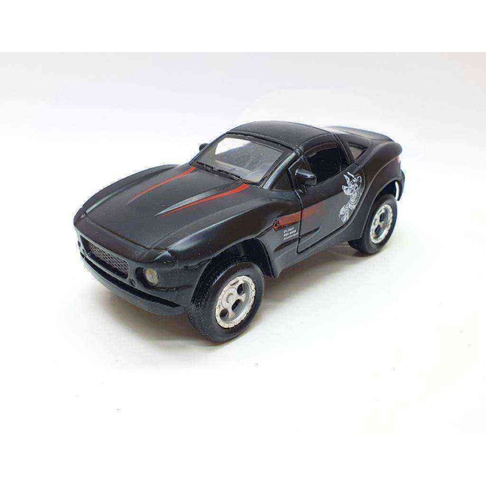 Mustang Çek Bırak Spor Araba - Işıklı Sesli Model - FY6148-12D-Siyah