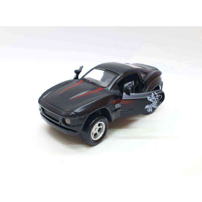 Mustang Çek Bırak Spor Araba - Işıklı Sesli Model - FY6148-12D-Siyah