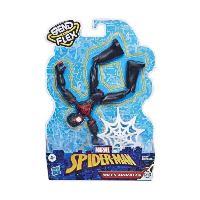 Spider-Man Bend Flex Miles Morales Figür - E7687-E7335