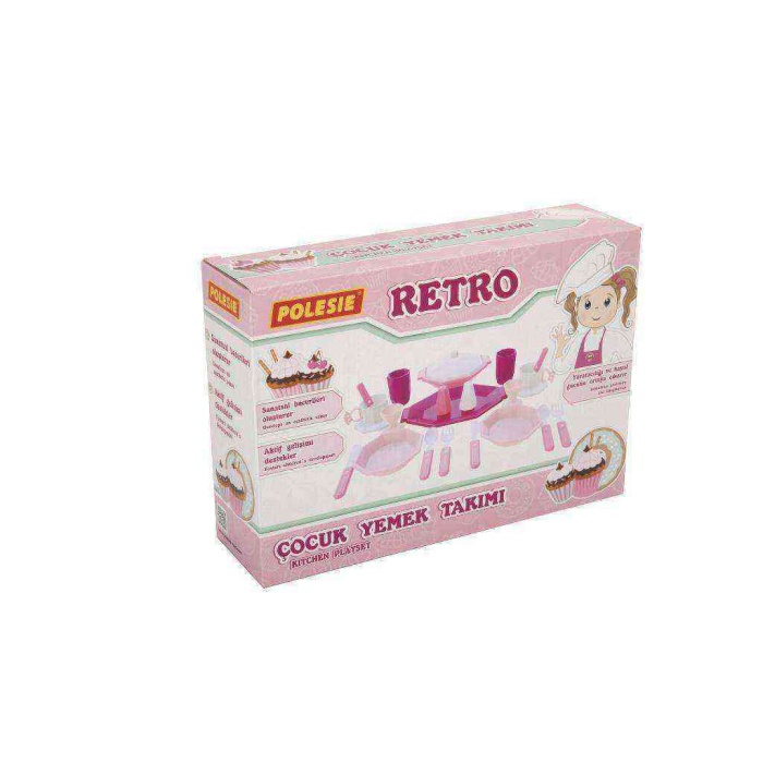 Polesie Retro Çay Ve Yemek Takımı Seti 23 Parça Kutulu - POL-87706