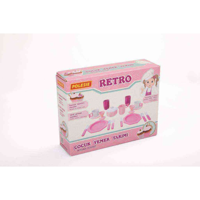 Polesie Retro Çay Ve Yemek Takımı Seti 19 Parça Kutulu - POL-87713