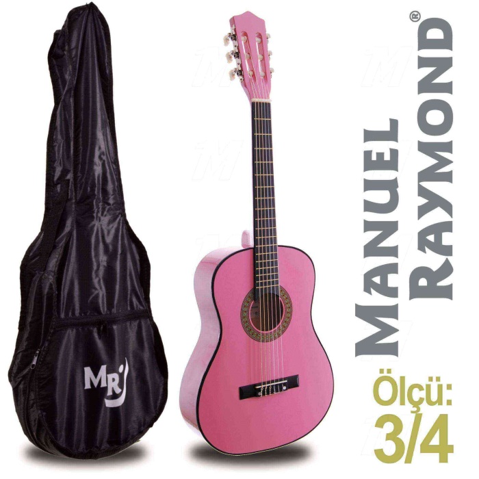 Klasik Gitar Junior Raymond MRC87PNK (KILIF HEDİYE)