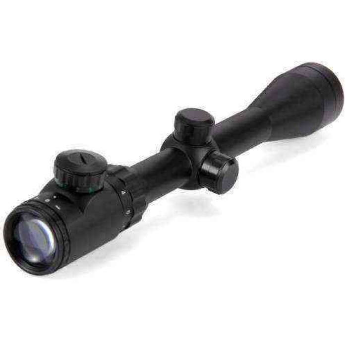3-9x40 Nikula Zoomlu çıft Işıklı Av Tüfeği Dürbünü Silah Montaj Kelepçeli
