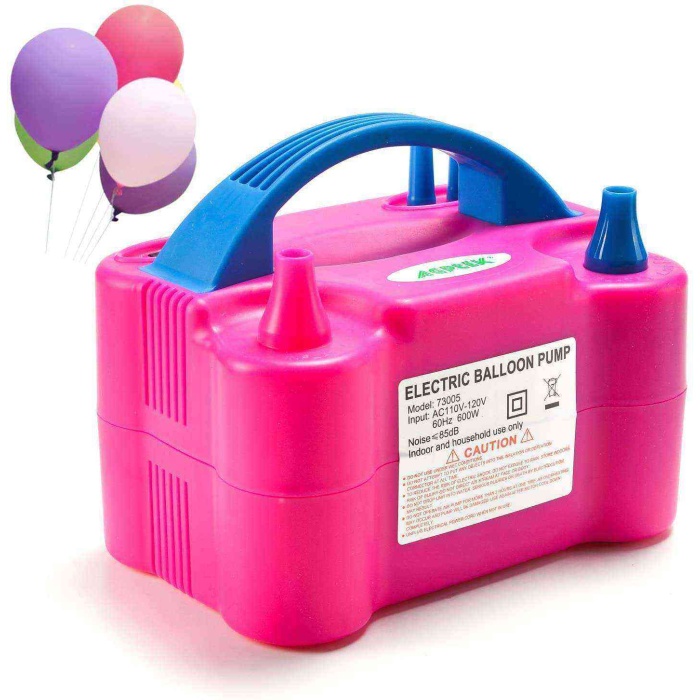 Elektrikli Balon Pompası Çift Uçlu Çift Çıkışlı Balon Makinası