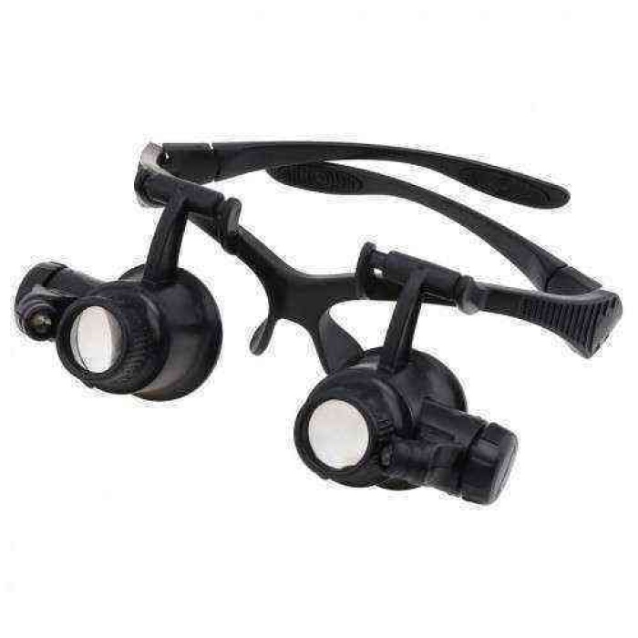 Nikula-gözlük Modeli 10x 15x 20x 25x Lens,2led ışıklı,büyüteç