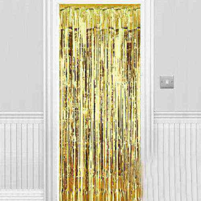 Işıltılı Duvar ve Kapı Perdesi Gold 90x200 cm