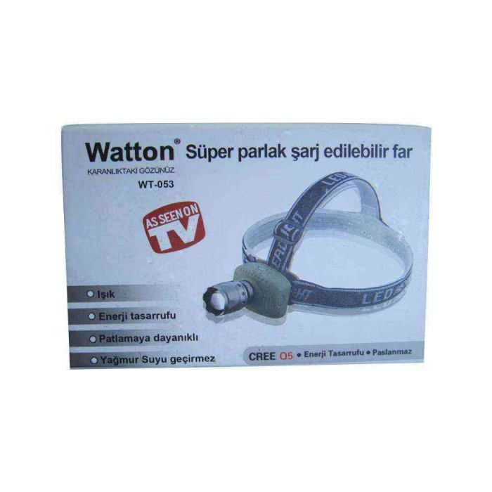 Süper Zoomlu Kafa Lambası Watton Wt-053
