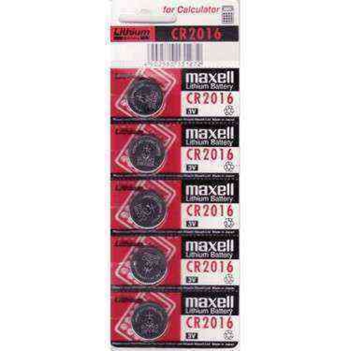 Maxell CR2016 3V Lityum Düğme Pil 5li Paket