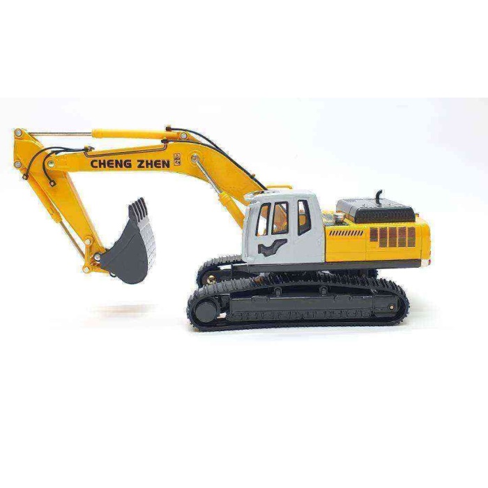 Die-Cast Excavator - Metal Excavator - 68377
