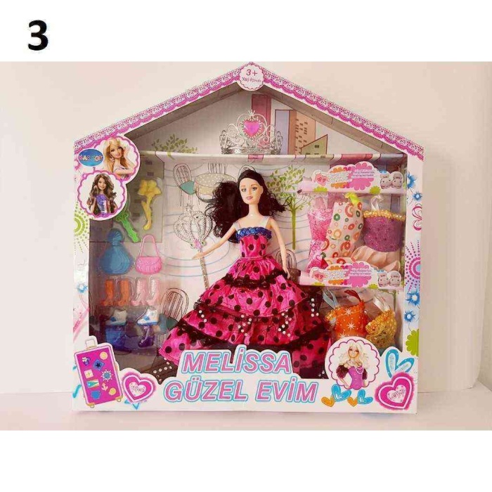 Melissa Bebek Yedek Elbiseli Ve Aksesuarlı - 1115-21