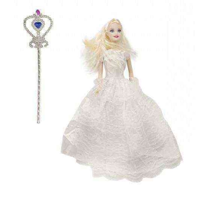 Anlily Gelin Bebek Asa Aksesuarlı - 02278