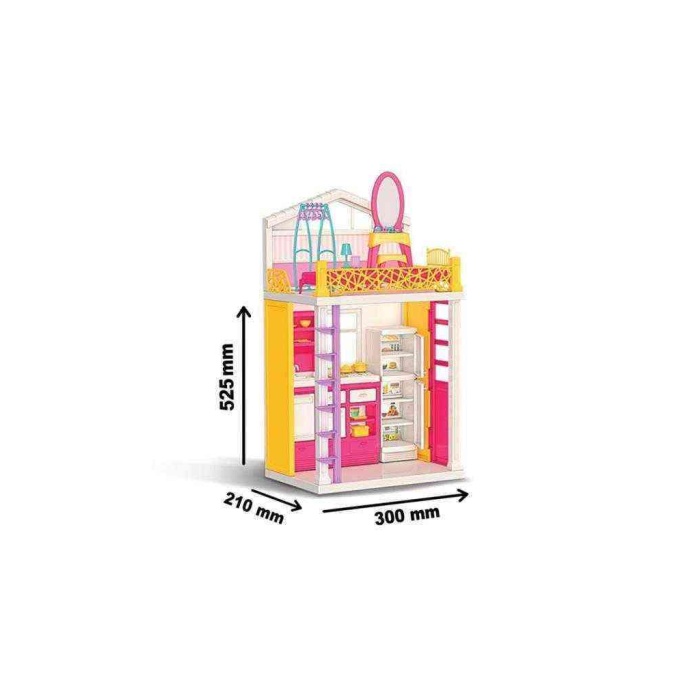 Lindanın 2 Katlı Evi ve Bebek - 03734
