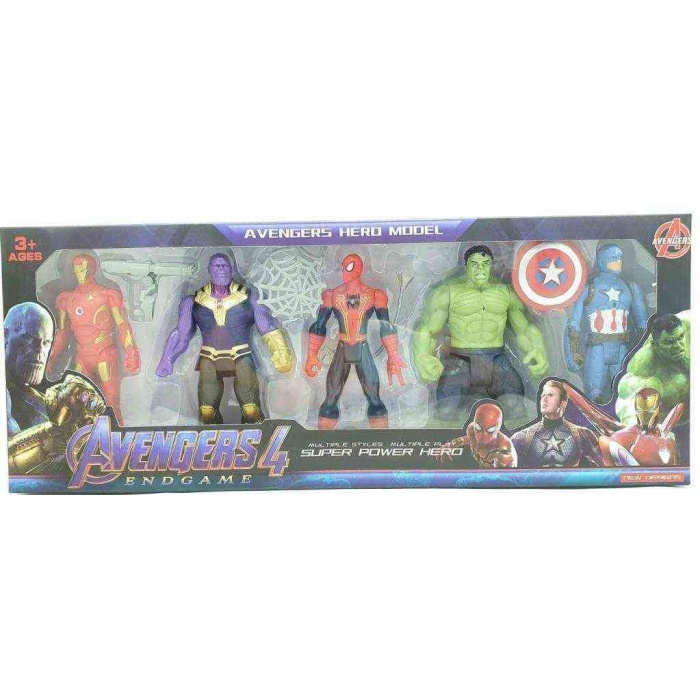 Avengers Süper Kahramanlar - End Game 5li Figür Set - 2165