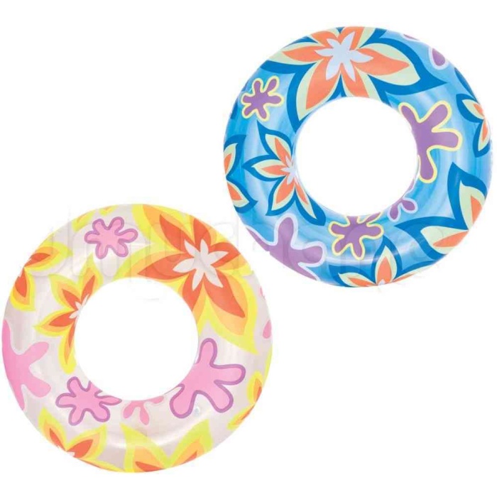 Simit Çiçek Desenli 76Cm - 36057