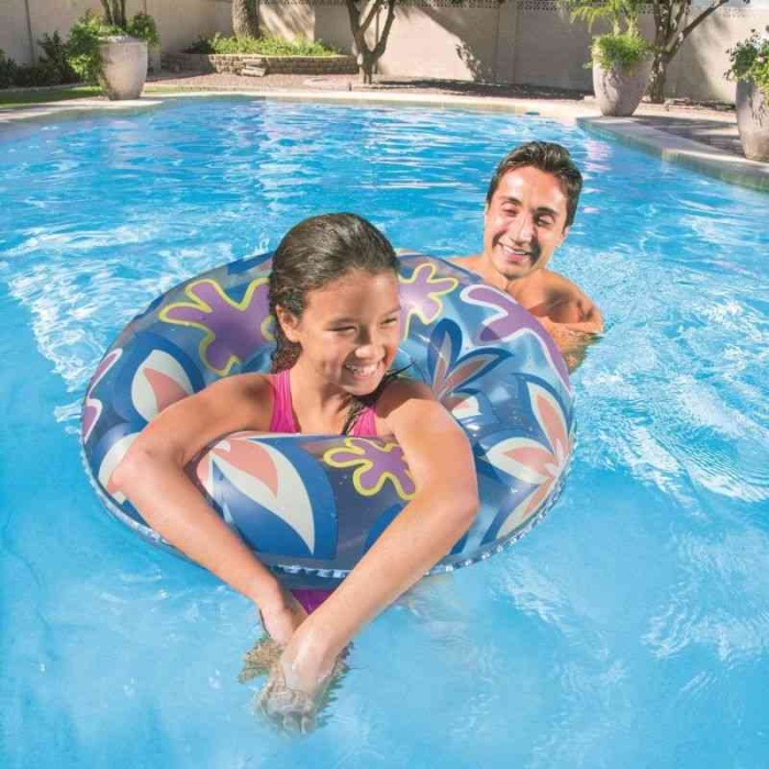 Simit Çiçek Desenli 76Cm - 36057