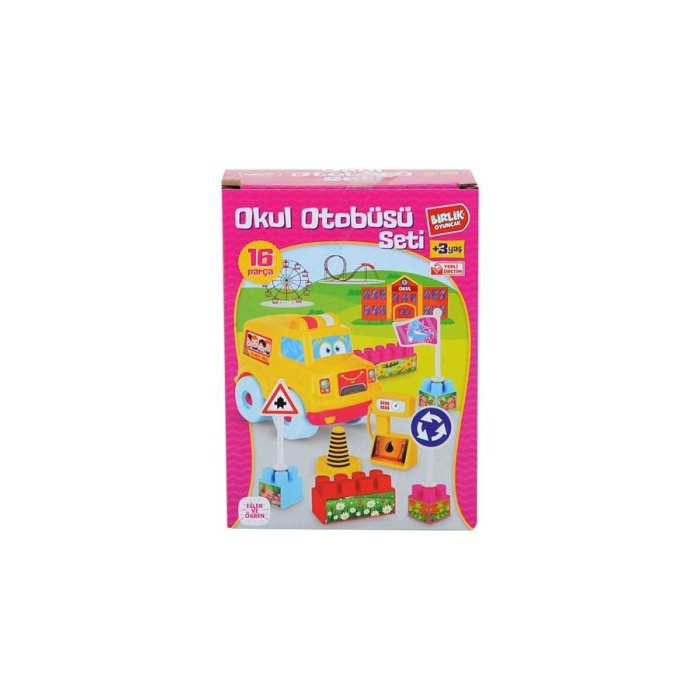 Lego Okul Otobüsü Seti 16 Parça - URT-10-3597
