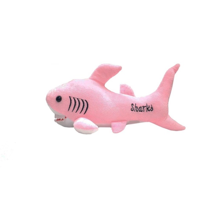 Sevimli Peluş Köpekbalığı 30 Cm - 1809006-PEMBE
