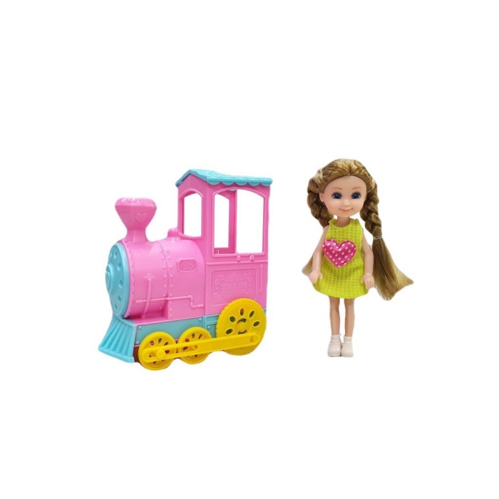 Sevimli Mini Bebek Tren Yolculuğunda - 53837-TREN