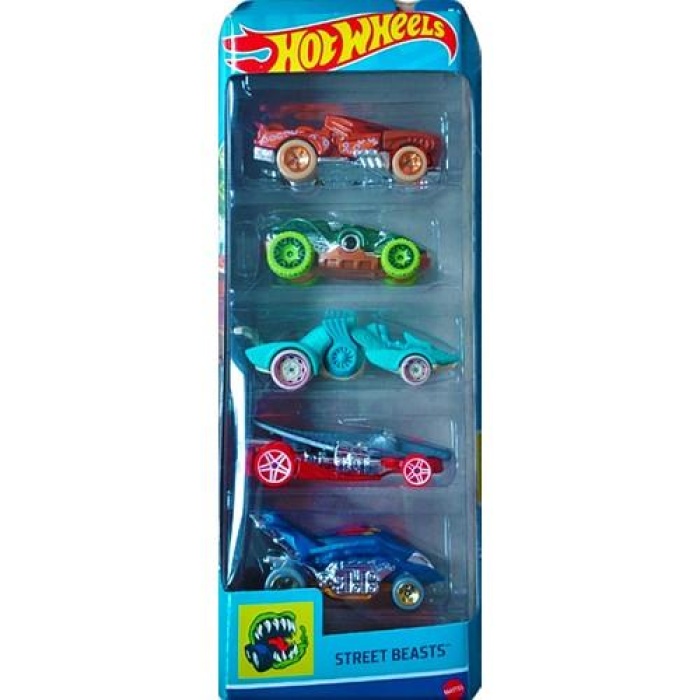 Hot Wheels 5’li Araba Seti Street Beasts - 01806-HFV91