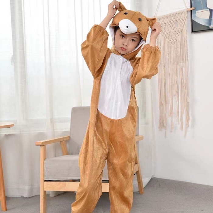 Çocuk Ayı Kostümü - Maymun Kostümü 6-7 Yaş 120 cm
