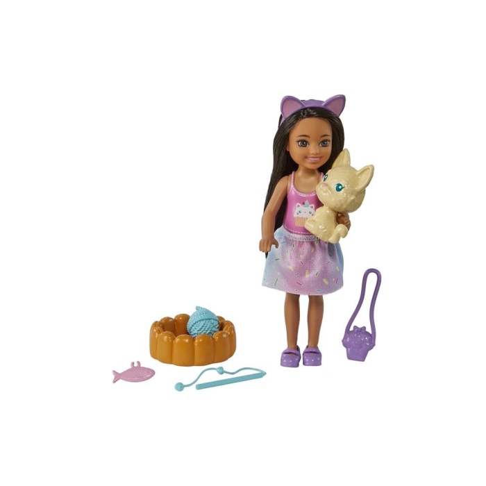 Barbie Chelsea Bebek ve Hayvan Dostu Oyun Setleri - HGT08-HGT09