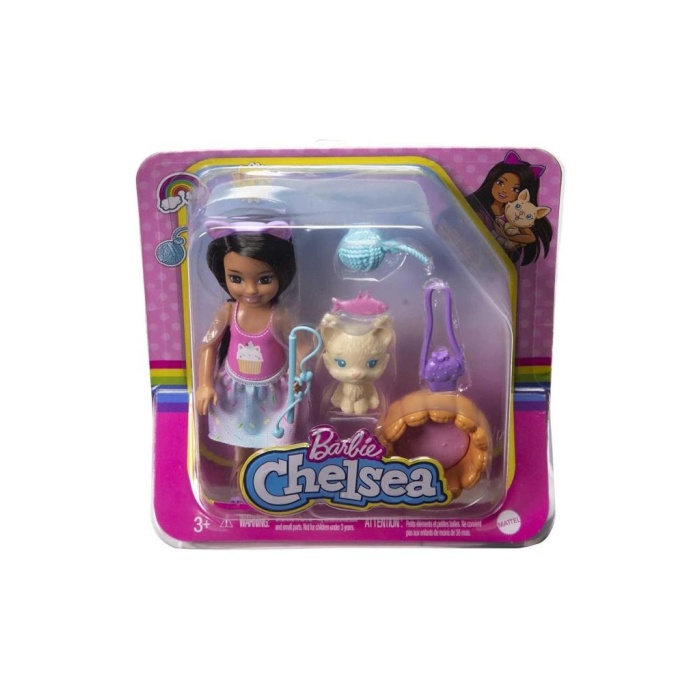 Barbie Chelsea Bebek ve Hayvan Dostu Oyun Setleri - HGT08-HGT09