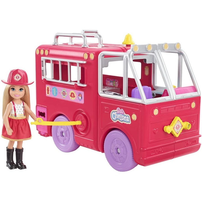 Barbie Chelseanin İtfaiye Aracı - HCK73