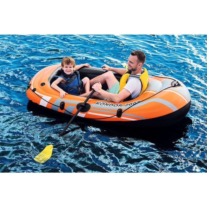 2 Kişilik Bot Hydroforce 196x114 Cm (Pompa+Kürek) Bestway - 61062