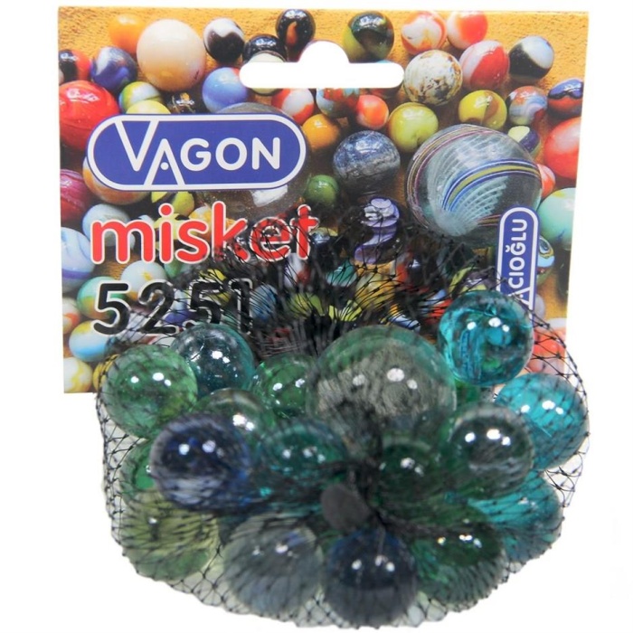 Vagon Parlak Misket 25li Paket - 5251