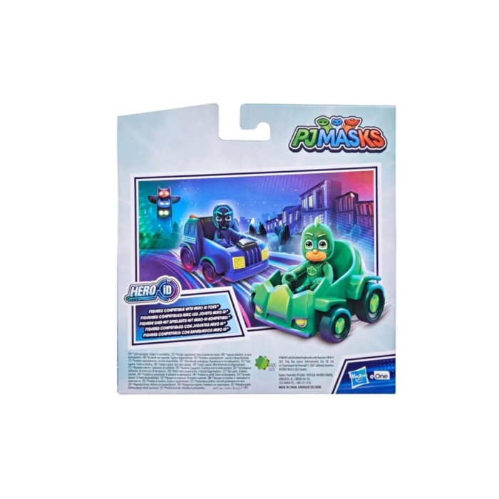 Pj Masks 2Li Figür Ve Araç Gekko-Night Ninja - F2649-F2841