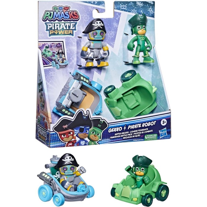 Pj Masks 2li Figür ve Araç Gekko Pirate Robot - F2649-F4586
