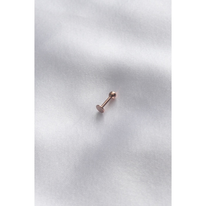 316L Çelik Roz Renk 6 mm Tragus Piercing - BJ-PR1149