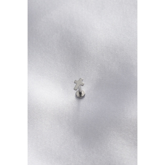 316L Cerrahi Çelik Gümüş Renk Tragus Piercing - BJ-PR1152