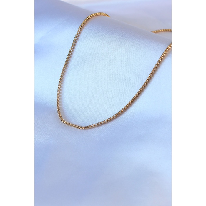 316L Çelik Gold Renk Erkek Kolye - BJ-ERK1315