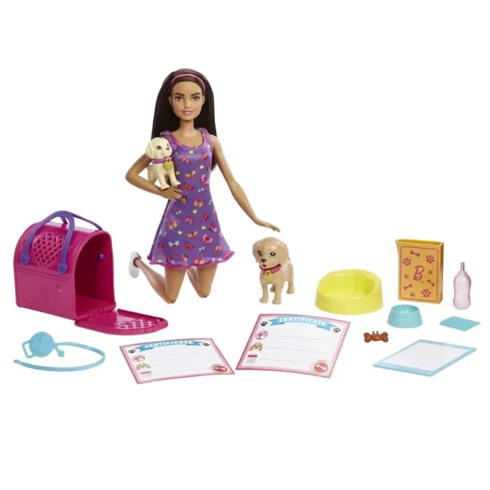 Barbie ve Köpekçikleri Oyun Seti - HKD86