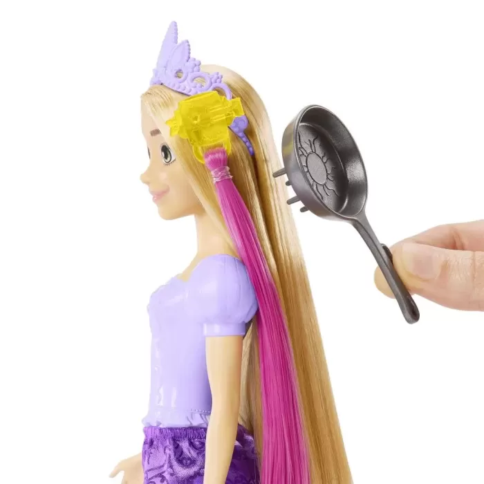 Disney Prenses Renk Değiştiren Sihirli Saçlı Rapunzel - HLW18