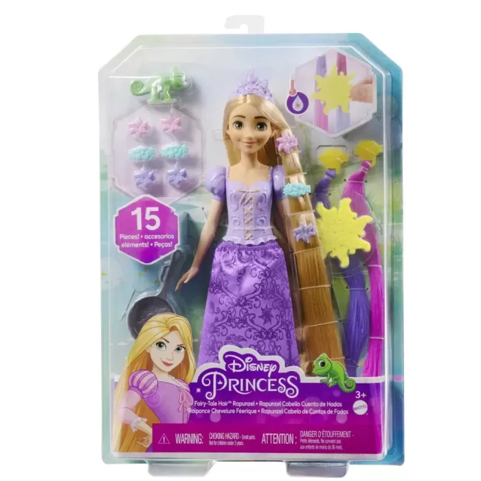 Disney Prenses Renk Değiştiren Sihirli Saçlı Rapunzel - HLW18