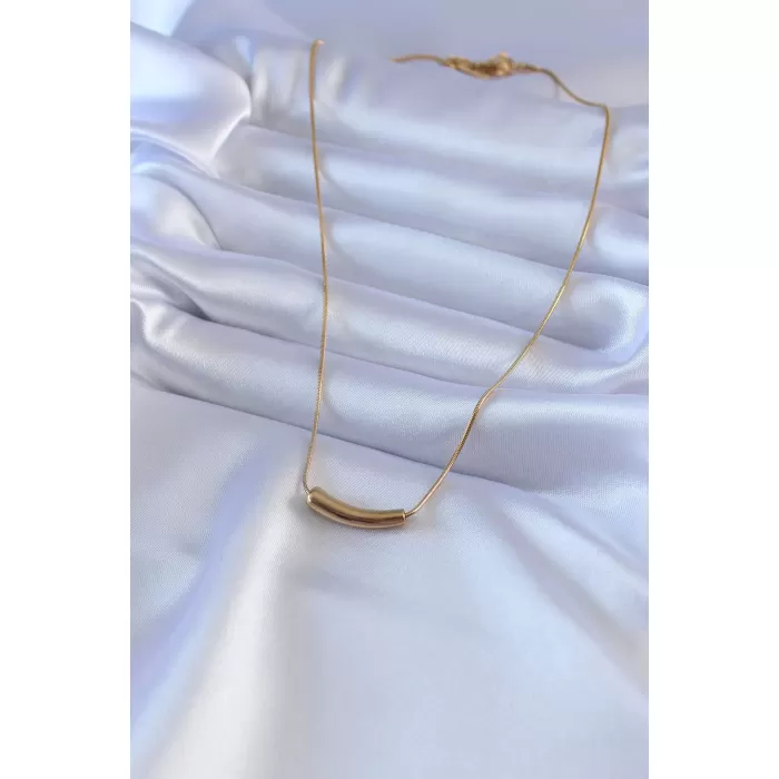 316L Çelik Gold Renk Kadın Kolye - BJ-BKO7572