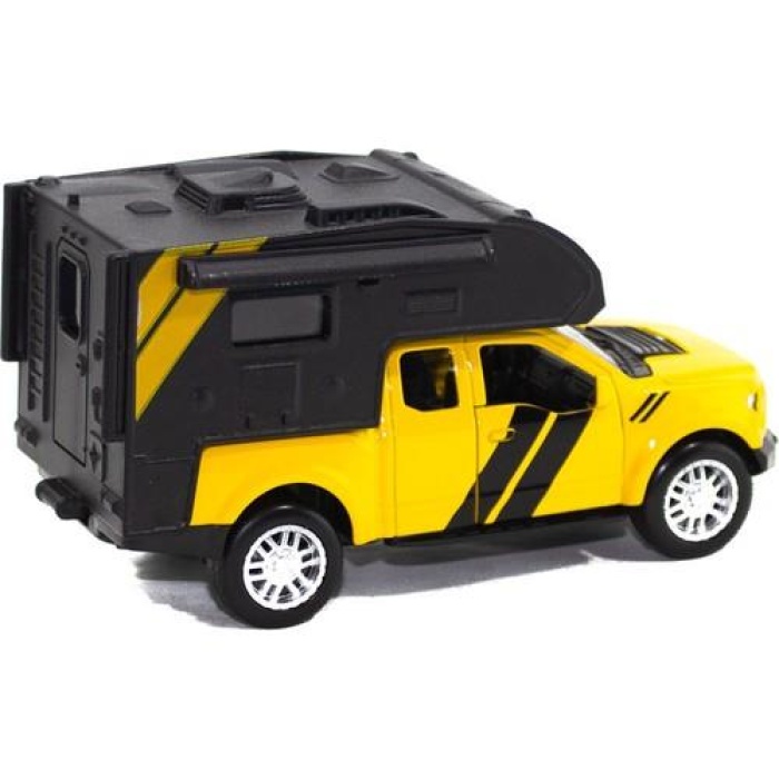 Çek Bırak Karavan Işıklı ve Sesli 13 Cm - FY6022-12D-Sarı
