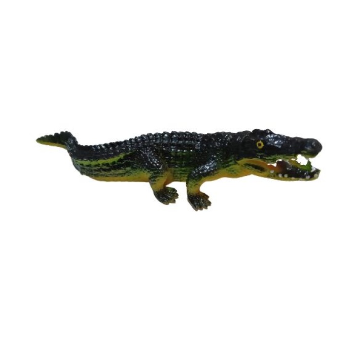 Timsah - Crocodil Yeşil 20 cm - 2211016-Yeşil