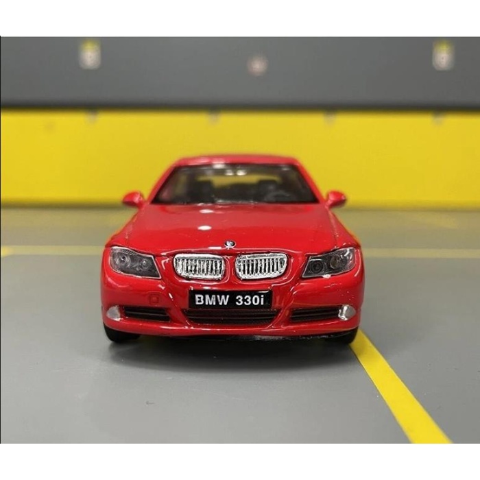 Welly Çek Bırak BMW 330i - 42364-Kırmızı