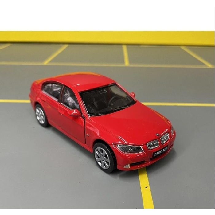 Welly Çek Bırak BMW 330i - 42364-Kırmızı