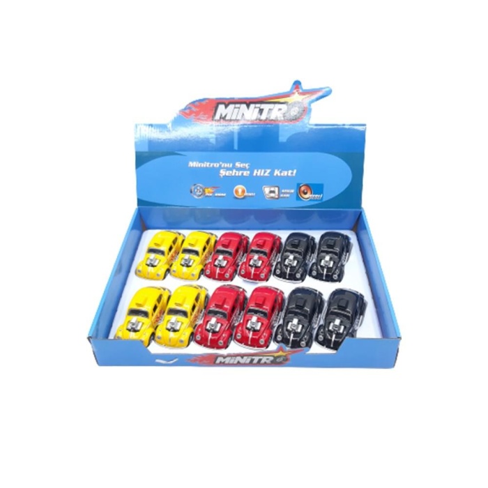 Çek Bırak Işıklı Metal Vosvos 12 Cm - FY6757-12D