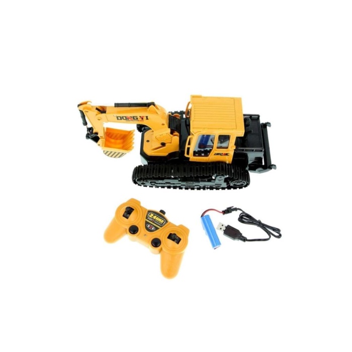Uzaktan Kumandalı Işıklı Sesli Full Fonksiyonlu 360 Derece Dönebilen Excavator - A8863-43