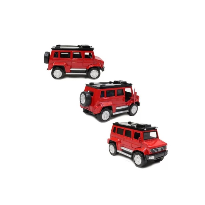 Çek Bırak Işıklı Sesli Metal Jeep 12 Cm - FY6055-12D