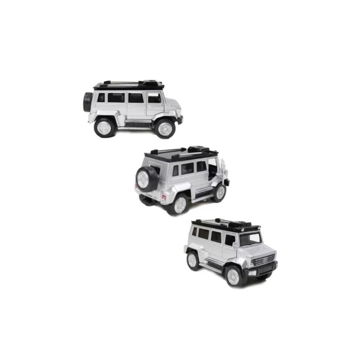 Çek Bırak Işıklı Sesli Metal Jeep 12 Cm - FY6055-12D