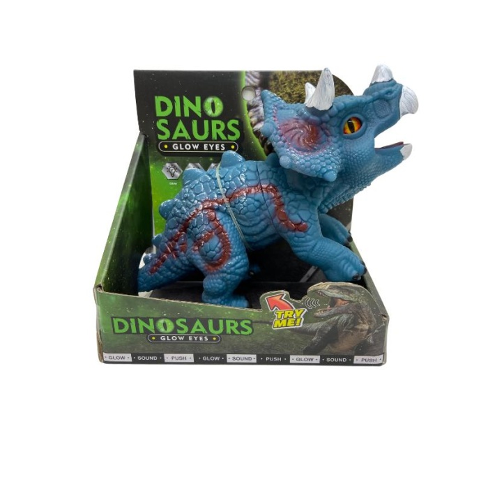 Soft Dinazor Neon Gözlü 24 Cm -LD6206B-Syracosaurus